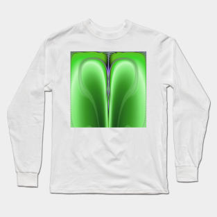 new growth green and grey Long Sleeve T-Shirt